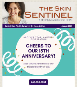 The Skin Sentinel Monthly Newsletter - August 2021