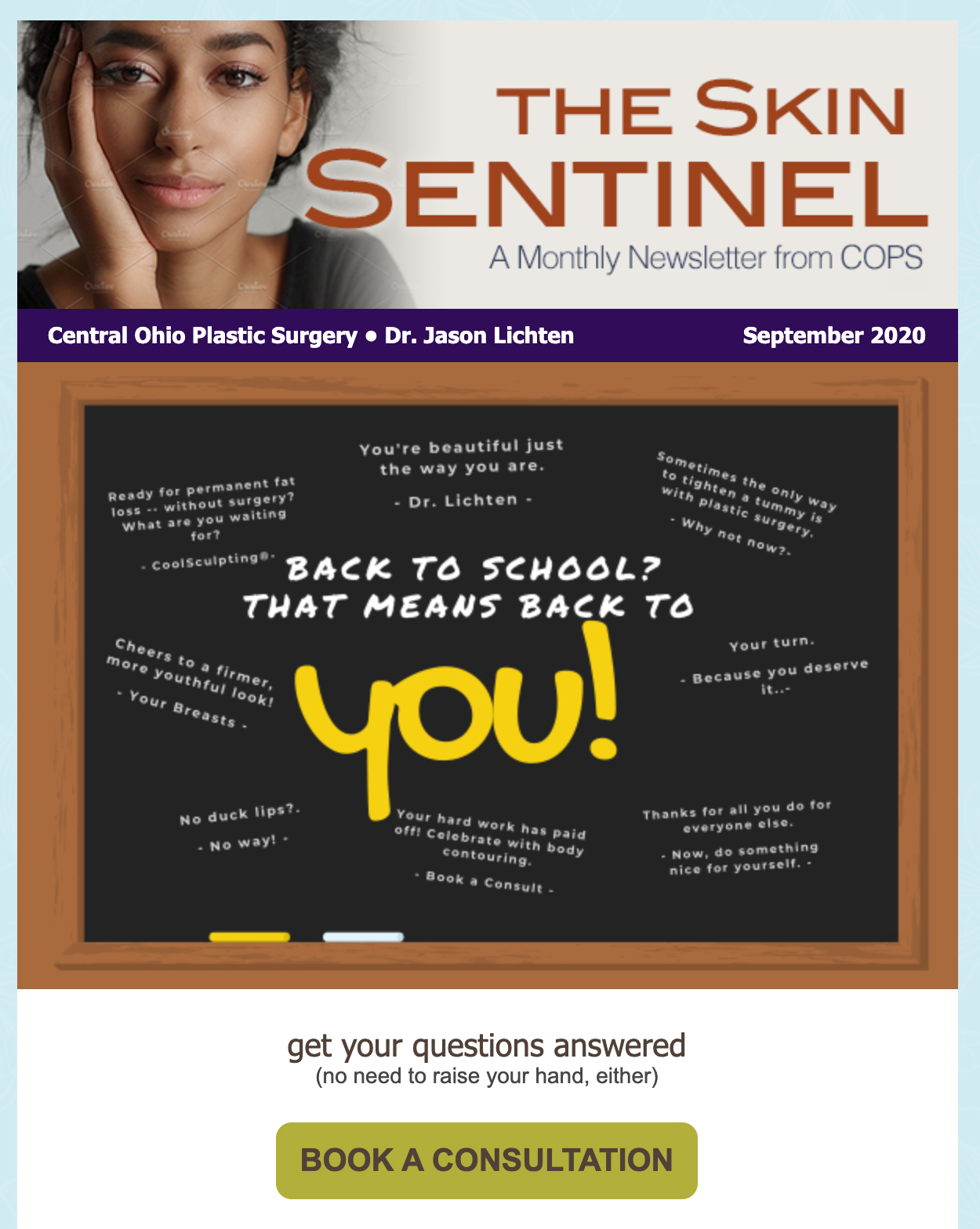 The Skin Sentinel Monthly Newsletter - September 2021