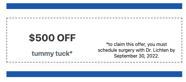 Tummy Tuck Specials