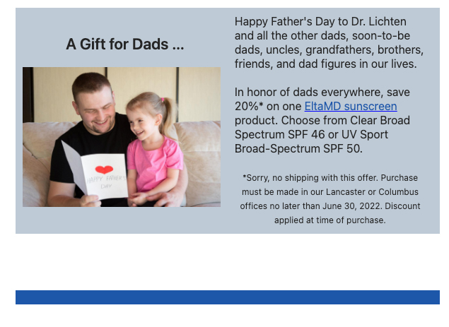 Father's Day Specials - EltaMD Skincare
